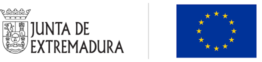 Logotipo Junta de Extremadura y Unión Europea